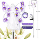 GIGALUMI Solar Angel Garden Stake Lights - 2 Pack Angel Solar Lights Outdoor Garden, Eternal Light Angel with 7 LEDs for Cemetery Grave Decorations, Memorial Gift, Christmas Yard Art, Sympathy Gifts by GreenHaven Gardens