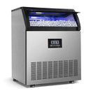 Commercial Ice Maker Machine 360LBS/24H with 77LBS Large Ice Storage Bin, 126Pcs Clear Ice Cubes in 11Mins, Stainless Steel Under Counter Industrial Ice Machine for Bar, Restaurant Business by CozyNest Decor