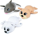 Tub Works® Wind Up Swimming Baby & Toddler Bath Toys, Arctic 3 Pack | Wind Arms & Watch Them Swim | Interactive Baby Bath Toys | Ideal for Bathtub, Toddler Pool, Summer or Water Table Play by TinyTreasures Baby Boutique