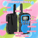 3 Pcs Walkie Talkies for Kids Rechargeable 3 KM Handheld Walkie Talkies Long Range 22 Channel 2 Way Radio Birthday Party Gifts for 3-12 Years Old Girls Boys Outside Adventure Camping Hiking by TinyTreasures Baby Boutique