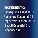 Breathe Essential Oil Roll-On Blend 10 ml - Pure Eucalyptus, Peppermint & Rosemary Oils Roller for Clear Breathing & Respiratory Support - Nexon Botanics by CozyNest Decor