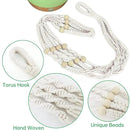 ZMTECH 2 Pack 10 Inch Hanging Planters with Macrame Plant Hanger for Indoor and Outdoor Plants, Self Watering, Drainage Hole, Visible Level Tray, Green by GreenHaven Gardens