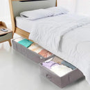 Closet Organizers and Storage - Maximize Space with Under Bed Storage Containers & Clothes Storage - Ideal Closet Organizer, Toy Storage Organizer & Underbed Storage (Grey, 4 Pack) by CozyNest Decor