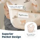 Tiny Twinkle Mess Proof Baby Bibs for Eating - Waterproof, Wipeable Bibs - Toddler Bibs - Travel Friendly - PFAS, PVC, BPA, Phthalate Free - Baby Food Bibs(3 Pack,Cowboy) by TinyTreasures Baby Boutique