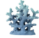 7.1" H Blue Coral Decor, Resin Coral Statue, Nautical Decorations for Home, Bedroom, Bathroom, Living Room, Beach/Coastal/Ocean Themed Cabinet Shelf Tabletop Decor by CozyNest Decor