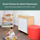 Angeles Value Line Big Book Display, Classroom Shelves and Daycare Furniture, Kids' Bookcases Cabinets & Shelves, 25" L x 16" W x 30" H by TinyTreasures Baby Boutique