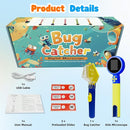 Kids Microscope with Bug Catcher Kit, 1080P Digital Mini Handheld Microscope STEM Science Toy with LED Light, Rechargeable, Portable, Supports 64GB TF Card, Educational Gift for Kids Ages 3-12 (Blue) by TinyTreasures Baby Boutique