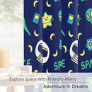 Kids Space Constellation Planets Blackout Curtains - 100% Blackout, Thermal Insulated, Noise Reducing, Perfect for Kids Room and Nursery, 2 Panels (Constellation Planets, W52×L63) by TinyTreasures Baby Boutique