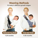 Baby Sling Carrier,Toddler Carrier, 2025 New Baby Sling,Portable and Lightweight Sling,Non-Slip Hip Seat Carrying 10-30lbs(Leopard Print) by TinyTreasures Baby Boutique