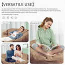 Bean Bag Chair for Adults 7FT,Soft Removable Cover for Teens/Girls Bedroom,Fluffy Giant Round Floor Beanbag Lounger Chairs (No Filler,Tan) by CozyNest Decor