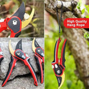 Garden Pruners, Heavy Duty Garden Clippers, Pruning Shears with Adjustable Thumb Lock, Hand Gardening Tools Pruners, High Carbon Steel Sharp Gardening Scissors by GreenHaven Gardens