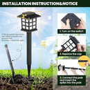GIGALUMI Solar Outdoor Lights，10 Pack LED Solar Lights Outdoor Waterproof, Solar Walkway Lights Maintain 10 Hours of Lighting for Your Garden, Landscape, Path, Yard, Patio, Driveway by GreenHaven Gardens