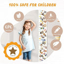 Personalized Name Baby Height Growth Chart, Letters Canvas Height Chart for Kids Baby Toddler Boys Girls, Canvas&Wood Growth Chart for Wall Room Nursery Decor, Hanging Rulers by TinyTreasures Baby Boutique