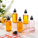Norme 12 Pcs 8 oz Glass Spray Bottles with Funnels and Labels Refillable Cosmetic Empty Spray Bottles with Sprayer Containers for Essential Oil Cleaning Solutions(Pink,Stylish) by GreenHaven Gardens