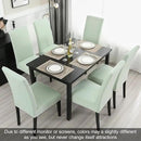 JQinHome Smoke Green Chair Covers for Dining Room Set of 2, High Stretch Removable Washable Parsons Chair Slipcover for Home Party Hotel Wedding Ceremony (2PCS,Smoke Green) by CozyNest Decor