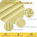 NICETOWN Paler Yellow Room Darkening Curtains 102 inch Length, Grommet Energy Saving Thermal Drapes Sound Reducing Heat Blocking Window Treatments for Living Room, 2 Panels, W52 x L102 by TinyTreasures Baby Boutique