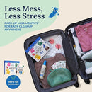 Miss Mouth's Messy Eater Laundry Detergent Sheets - Laundry Detergent, Hypoallergenic, Sensitive Skin Safe, Pediatrician and Dermatologist Tested, Fragrance Free, Travel Friendly, 120 loads by TinyTreasures Baby Boutique