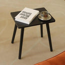 AWASEN Side Table, Small Black End Table for Living Room Bedroom Office Small Spaces, Modern Accent Side Table Nightstand with Solid Wood, Easy Assembly, (Black) by CozyNest Decor