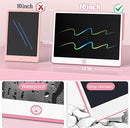 Hockvill LCD Writing Tablet for Kids 16 Inch, Toys for Girls Boys Drawing Pad for 3 4 5 6 7 Year Old Kids Toys, Easter Basket Stuffer for Kids, Toddler Doodle Board Travel Essentials - Pink by TinyTreasures Baby Boutique
