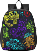 Colorful Monster Truck Toddler Backpack Waterproof Mini Backpack Boys/Girls Cute Small Kindergarten Pre School Bag by TinyTreasures Baby Boutique