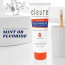 Cleure Natural Cinnamon Toothpaste - Flavor-Free, Fluoride-Free - Helps Whiten Teeth - Natural Great Taste for Children & Adults - Cinnamon Flavor (4oz Tube, Pack of 1) by CozyNest Decor