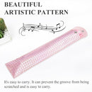 Recorder Instrument for Beginner Adults,8-Hole Soprano Descant Recorder Music Flute with with Cleaning Rod & Leather Case For Home Entertainment(2-Flash Woven Pink2) by TinyTreasures Baby Boutique