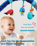 Pau1Hami1ton Baby Stroller Arch Toys, Car Seat Toys,Baby Gifts.S-19(Cloud) by TinyTreasures Baby Boutique