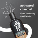 Hello Activated Charcoal Extra Freshening Mouthwash, Natural Fresh Mint and Coconut Oil, Fluoride Free, Alcohol Free, Vegan, SLS Free and Gluten Free, 16 Fl Oz (Pack of 3) by CozyNest Decor