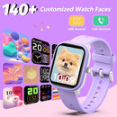 Kids Wach for Girls Boys 6-15 Year Old - Smart Watch for Kids 1.8" Fitness Tracker,No Phone needed,Pedometer Sleep Monitor Heart Rate Waterproof,Puzzle Game for Girls Boys Teens Birthday Gift (Purple) by TinyTreasures Baby Boutique