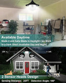 Solar Shed Light Outdoor Indoor 3000LM Solar Lights Daytime Available with Remote Control, Double Motion Sensor & 5 Lighting Modes, Solar Indoor Lights for Gazebo, Shed, Garage, Barn by CozyNest Decor
