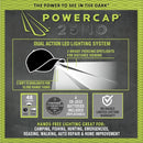POWERCAP LED Hat Ultra-Bright Hands Free Lighted Battery Powered Headlamp - Stone Unstructured Cotton