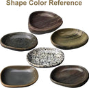 Handmade Decorative Bowl - Natural River Stone Pebble Artisan Crafted Serving Dish | 4-6 Inch Unique Decorative Tray for Home Centerpiece, Jewelry Holder (Brown) by CozyNest Decor