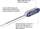DeltaTrakessentials 11063 FlashCheck Jumbo Display Auto-Cal Needle Probe Thermometer by TinyTreasures Baby Boutique