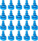 MroMax 25Pcs 360 Degree Micro Sprayer Automizing Sprinkler Nozzle Hydroponic Aeroponic Misters Fan Jet for Miniature Garden Lawn Plant Irrigation System Blue by GreenHaven Gardens