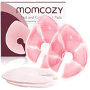 Momcozy Larger Breast Therapy Packs, Hot and Cold Breast Pads with 2 Soft Covers, Breastfeeding Essentials，2 Pack，Pink by TinyTreasures Baby Boutique