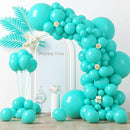130pcs Teal Balloons Different Sizes 18" 12" 10" 5" Turquoise Blue Balloons for Boys Girls Baby Shower Wedding Anniversary Graduation Engagements Birthday Party Decorations by CozyNest Decor