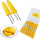 Corn on The Cob Holders, Stainless Steel Heat Resistant Non Slip Barbecue Corn Prongs Skewers for BBQ, Cooking, Birthday Party (20,3.54IN) by GreenHaven Gardens