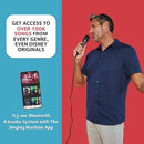 Singing Machine Karaoke Machine for Kids and Adults with Wired Microphone - Built-In Speaker with LED Disco Lights - Wireless Bluetooth, CD+G & USB Connectivity - Black [Amazon Exclusive] by TinyTreasures Baby Boutique
