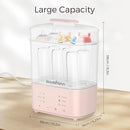 Bottle Sterilizer and Dryer, All-in-One Electric Steam Sterilizer Bottle Sanitizer for Baby Bottles, Pump Parts Accessories Newborn Essential Bottle Warmer for Breastmilk & Thaw (Pink) by TinyTreasures Baby Boutique