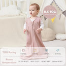 JELLYMONI Baby Sleep Sack 6-12 Months 100% Cotton Wearable Blanket, 0.5 TOG Soft Lightweight Toddler Sleeping Sack 3 Pack 2-Way Zipper Newborn Sleep Sacks by TinyTreasures Baby Boutique