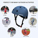 Kids Bike Helmet,Toddler Skateboard Helmets for Ages 2-3-5-8-14 Years Boys Girls，Adjustable Multi-Sport Bicycle Skateboarding Football Roller Skating Scooter Rollerblade Balance Bike Helmet by TinyTreasures Baby Boutique