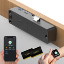 Eseesmart Smart Cabinet Lock, Hidden Magnetic Bluetooth RFID Keyless Drawer Lock, Baby Proofing Child Safety Cabinet Locks for Liquor File Cabinet Cupboard Desk Dresser Adults Black by TinyTreasures Baby Boutique