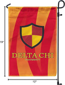 Delta Chi Licensed Flag Garden Flag Banner Yard Decor Outdoor Decoration (Delta Chi