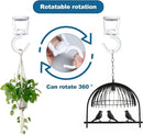 Ceiling Hooks for Hanging Plants (4 PCS White),Heavy Duty Metal Plant Hooks, Screw in Hooks for Hanging Birdfeeders, Lamps, Planters, Outdoor Decorative Hooks up to 33 lbs by GreenHaven Gardens