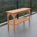 Cambridge Casual Indonesian Teak Auburn Outdoor Console Table, Natural by GreenHaven Gardens