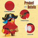 Wernnsai Pirate Piñata - Pirate Parrot Piñata with Blindfold and Bat for Boys' Birthday Party Adventure Theme Decorations by TinyTreasures Baby Boutique