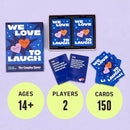 We Love to Laugh [Couples Game for 2 Players | Hilarious Relationship Card Game for Date Night, Anniversaries, Game Night | Couples Gift Idea, Don’t Laugh Couples Edition, Try Not to Laugh Game] by TinyTreasures Baby Boutique