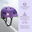 KAMUGO Kids Bike Helmet Set, Toddler Helmet for Ages 2-8 Boys Girls with Sports Protective Gear Set Knee Elbow Wrist Pads for Skateboard Cycling Scooter Rollerblading by TinyTreasures Baby Boutique