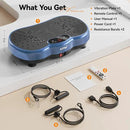 Vibration Plate Exercise Machine - 300 lbs Weight Capacity, 120 Speed Levels, 9 Workout Modes for Home Fitness, Muscle Toning & Weight Loss by CozyNest Decor