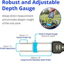 Bluelab Pulse Meter - Handheld Digital Soil Meter Measures Nutrients (TDS), Moisture & Temperature directly from the Root Zone - Grow Healthier Plants with Fast, Accurate Measurements by GreenHaven Gardens